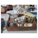 COLL. McCOY POTTERY.CAPODIMONTE,PITCHERS &MISC