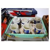 VTG MORTON SALT UMBRELLA GIRL 1970 SET