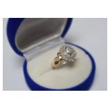 3.1 GRAM 10K GOLD & DIAMOND RING SIZE 7