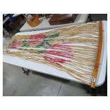 VTG ROSEWOOD BEADED CURTAIN