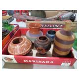 COLL. TRIBAL POTTERY VASES