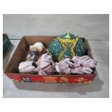 COLL. SEASHELLS. ART GLASS & SEA ODDITIES