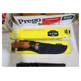 PAIR NIB BUCK FIXED BLADE KNIVES
