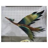 UNIQUE METAL BIRD IN FLIGHT WALL ART PIECE