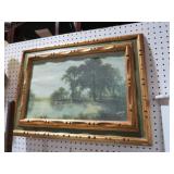 GOLD ORNATE FRAMED PAINTING