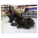 15 INCH TALL VINTAGE CERAMIC UNICORN