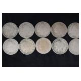 (10) LIBERTY V NICKELS MISC DATES