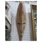 WOOD CARVED TRIBAL MASK