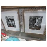 PAIR VTG BLK/WHT PRINTS OF MARILYN MONROE - 1 NUDE
