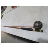 1960S TED WILLIAMS FLY FISHING ROD & REEL