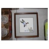 VTG 1980S HAND CROSS STITCH DUCK