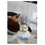 ANTIQUE OIL LAMP W/ STACK