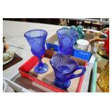 FOSTORIA GEORGE & MARTHA COBALT COLLECTION