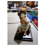 ARMANI/CAPODIMONTE GREEN EYED GIRL FIGURINE
