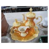 VTG MULLINS POTTERY NIPPA KY 4 PC TEA/COFFEE SET