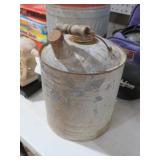 VINTAGE METAL GASOLINE CAN