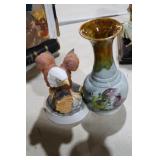 EAGLE FIGURINE & POTTERY VASE