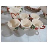 FRANCISCAN EARTHENWARE APPLE MUGS & TUMBLERS