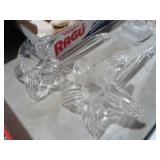 12 INCH VINTAGE ART GLASS LILLYS
