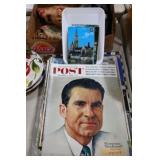 COLL. OF VTG POST MAGAZINES & VTG POSTCARDS