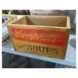 NICE WOOD CAMPBELLS SOUP ADVERTISEMENT  BOX