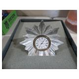 WATERFORD CRYSTAL CONGRATULATION CLOCK / BOX