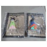 (2) HANDMADE TRIBAL DOLL ORNAMENTS