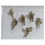 LUNT SILVERSMITHS BIRTHDAY CAKE CANDLE HOLDERS