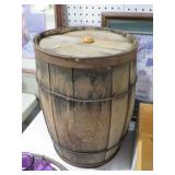 ANTIQUE WOOD NAIL KEG