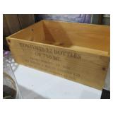 WOOD ADVERTISEMENT BOX