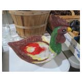 NICE HAND CARVED ROOSTER