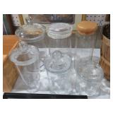 COLLECTION OF APOTHECARY JARS
