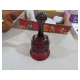 VTG AVON CAPE COD RUBY RED BELL