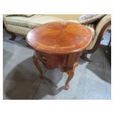 INLAID 1 DWR QUEEN ANNE LEG SIDE TBL