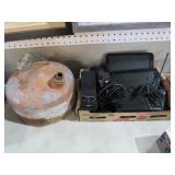 VINTAGE FUEL CAN & GAME CONTROLLER,& MISC