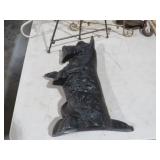 CAST IRON SCOTTIE DOG WALL PLAQUE