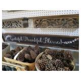 (2) CARVED WOOD WALL SHELVES