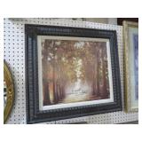 ORNATE FRAMED PAINTING ON BOARD RELIGIOUS PIECE