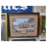 FRAMED BLACK AMERICANA THE TENANT HOUSE