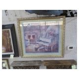 GOLD ORNATE FRAMED STILL LIFE PRINT
