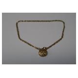 2.5GR 14K GOLD CHAIN & PENDANT