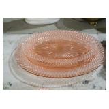 ANCHOR HOCKING MISS AMERICA SERVING TRAYS