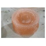 ANCHOR HOCKING MISS AMERICA SAUCERS