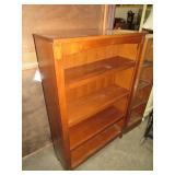 SOLID OAK 4 TIERED BOOKCASE
