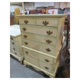PAINTED 7 DWR CHEST ON CHEST