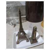 METAL & GLASS SOUVENIR PIECES
