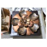 NICE FLORAL THEME METAL HOME DECOR
