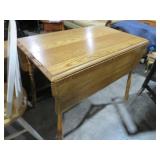 SOLID OAK DROPSIDE  TABLE
