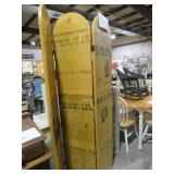 3 PANEL VTG  NEWSPAPER AD  ROOM DIVIDER