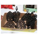 ANTIQUE IRON TRIVETS